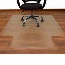 Load image into Gallery viewer, AiBOB 53 x 45 inches Office Chair mat for Hardwood Floor, Easy Glide for Chairs, Flat Without Curling, Polyethylene Floor Mats for Computer Desk
