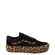 Load image into Gallery viewer, Vans Unisex Authentic Skate Shoe Sneaker (9 Women/7.5 Men, Black/Leopard 7434)
