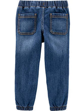 Load image into Gallery viewer, Simple Joys by Carter's Toddler Boys' Pull-On Denim Pant, Pack of 2, Denim/Dark Denim, 4T
