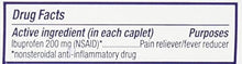 Load image into Gallery viewer, Motrin IB, Ibuprofen 200mg Tablets for Fever, Muscle Aches, Headache &amp; Back Pain Relief, 225 ct
