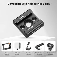 Load image into Gallery viewer, SmallRig Cold Shoe Mount Adapter (2pcs Pack) with 1/4"-20 Thread for Camera Cage Flash LED Moniter - 2060
