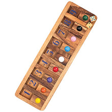 Load image into Gallery viewer, Shut The Box Board Games Wooden with Math Board Games Kids Player Wooden Box of Brain Teaser Puzzles for Family Educational Board Games and Get Fun on Game to Teach Kids to Count on Math
