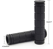 Load image into Gallery viewer, AHOMAME Bike Handle Grips for Girls Boys and Kids, Non-Slip Bicycle Handlebar Grips Cover for Mountain Bike, Scooters Cruiser Road Bike Handle Grips, BMX MTB Cycling Replacement Parts (Color: Black)
