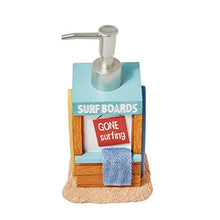 Load image into Gallery viewer, SKL Home by Saturday Knight Ltd. Paradise Beach Soap Dispenser, 7.5" x 3" x 3.75", Multicolored
