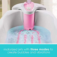 Load image into Gallery viewer, Summer Lil Luxuries Whirlpool Bubbling Spa &amp; Shower (Pink) – Luxurious Baby Bathtub with Circulating Water Jets – Includes Deluxe Newborn Sling and Clean Rinse Spa/Shower Unit
