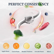 Load image into Gallery viewer, IKARE 6 in 1 Baby Food Maker, Infant Feeding Blender Puree Processor Grinder Steamer, Cook &amp; Blend Healthy Homemade Baby Food in Minutes, 25 Oz Tritan Stirring Cup, Touch Control Panel, Auto Shut-Off
