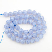 Load image into Gallery viewer, Malahill Premium Gemstone Beads for Jewelry Making Precious Natural Stone Beads Wholesale 2 Strands AAA Grade Blue lace Agate Beads 6mm
