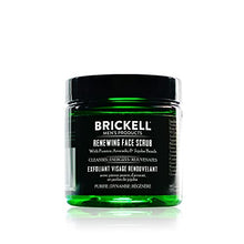 Load image into Gallery viewer, Brickell Men's Renewing Face Scrub for Men, Natural and Organic Deep Exfoliating Facial Scrub Formulated with Jojoba Beads, Coffee Extract and Pumice, 2 Ounce, Scented
