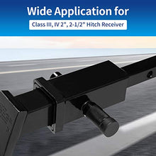 Load image into Gallery viewer, METOWARE Trailer Hitch Receiver Pin Lock, 5/8" Dia 3-1/2” Long Pin with 8 Anti-Rattle Rubber O-Rings Hitch Lock Fits 2" or 2-1/2" Receiver Tubes, Class III IV Hitches Trailer Truck Car Boat (1 Pack)

