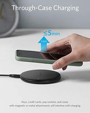 Load image into Gallery viewer, Anker Wireless Charger, PowerWave Pad Qi-Certified 10W Max for iPhone SE (2020), 11, 11 Pro, 11 Pro Max, Xs Max, XR, XS, X, 8, 8 Plus, AirPods, Galaxy S20 S10 S9 S8, Note 10 9 8 (No AC Adapter)
