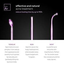 Load image into Gallery viewer, NuDerma Professional Skin Therapy Wand - Portable Handheld High Frequency Skin Therapy Machine with 6 Neon &amp; Argon Wands - Acne Treatment - Skin Tightening - Wrinkle Reducing – Facial Skin Lifter
