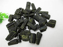 Load image into Gallery viewer, Dalas Raw Natural Green Tourmaline Schorl Crystal Gem Original Mineral Specimen Rough Stone
