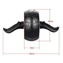 Load image into Gallery viewer, Abs Fitness Training Ab Roller Abdominal Exercise Home Gym Equipment Automatic Rebound Wheel Workout Resistance Sports Accessories,Bend Handle
