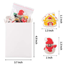 Load image into Gallery viewer, CY2SIDE 20PCS Christmas Glowing Shoe Charm for Clogs, Santa Glow in the Dark Shoe Decoration Charm for Kids, Bracelet Wristband Charm for Toddlers, Shoe Decor for Slip on, Christmas Treasure Toys Mini
