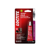 Load image into Gallery viewer, Loctite 222 Threadlocker for Automotive: High-Temp, Low-Strength, Anaerobic | Purple, 6mL Tube (PN: 38653-555339)
