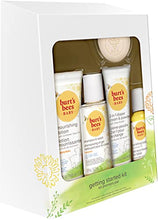 Load image into Gallery viewer, Burt's Bees Baby Getting Started Gift Set, 5 Trial Size Baby Skin Care Products, Lotion, Shampoo &amp; Wash, Daily Cream-to-Powder, Baby Oil and Soap, Yellow
