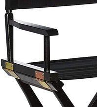 Load image into Gallery viewer, Casual Home Director's Chair ,Black Frame/Black Canvas,30" - Bar Height
