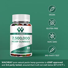 Load image into Gallery viewer, WACHRAY Hemp Gummies for Pain &amp; Anxiety, Natural Support Better Strength Sleep Stress Relax Inflammation Calming, from Organic Hemp Seed Oil Extract Candy Gummy, Low Sugar (3 Packs)
