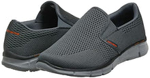 Load image into Gallery viewer, Skechers Men's Equalizer Double Play Slip-On Loafer,Charcoal/Orange,11.5 M US
