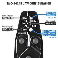 Load image into Gallery viewer, IWISS Deutsch Connector Crimping Tool Kit for Deutsch DT Connectors, Solid &amp; Stamped Contacts, Delphi Weather Pack Crimper-12PCS
