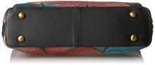 Load image into Gallery viewer, Anna by Anuschka Women's Genuine Leather Zip Around Cross Body | Medium Organizer with External Credit Card Pocket | Midnight Floral
