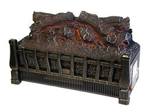 Load image into Gallery viewer, Comfort Glow ELCG251 Electric Log Heater Insert with Flame Projection 5,120 BTUs , Black

