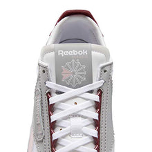 Load image into Gallery viewer, Reebok Kids' Classic Legacy Sneaker, Stark Grey/White/Urban Maroon, 5 M US
