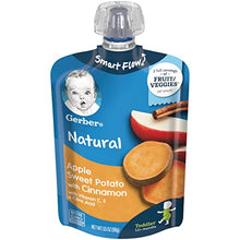 Load image into Gallery viewer, Gerber Purees Apple Sweet Potato Toddler Baby Food Pouches, 3.5 oz
