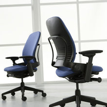 Load image into Gallery viewer, Steelcase Leap Fabric Chair, Black, -
