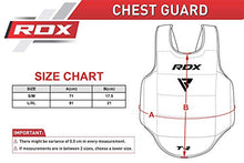 Load image into Gallery viewer, RDX TKD Chest Guard Boxing MMA Body Protector Martial Arts WTF Reversible Rib Shield Armour Taekwondo Target Training Kickboxing
