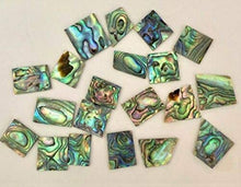 Load image into Gallery viewer, 1- Ounce ~ Green Paua Abalone Shell Blanks, Inlay Material. 0.06" Thick/Guitar
