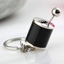 Load image into Gallery viewer, Six Speed Manual Transmission Shift Lever Automotive Part Car Gift Key Chain Ring [BLACK]
