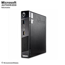 Load image into Gallery viewer, lenovo ThinkCentre M93P Tiny Mini Business Desktop Computer, Intel Dual-Core i5-4570T Processor up to 3.60 GHz, 8GB RAM, 240GB SSD, WiFi, Windows 10 Pro (Renewed)
