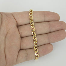 Load image into Gallery viewer, Men's Solid 14k Yellow Gold 4.5 Millimeters Heavy Miami Cuban Link Chain Necklace, 20 Inches
