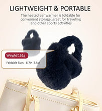 Load image into Gallery viewer, Telepepe Heated Ear Warmer for Winter (Navy Blue)
