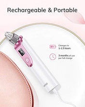 Load image into Gallery viewer, AEVO Blackhead Remover Vacuum, Electric Facial Pore Removal Extractor Kit with 5 Replaceable Heads, [Adjustable Suction] [LED Display] [USB Rechargeable], Beauty Device for Skin Treatment
