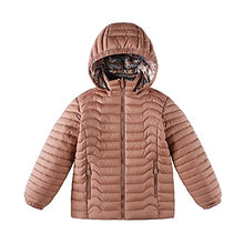 Load image into Gallery viewer, QLZ Girls Lightweight Jacket,Down Coat,Flight Suit,Double-sided Wear，F Pink，3-4 T
