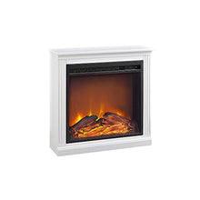 Load image into Gallery viewer, Ameriwood Home Bruxton Simple Fireplace, White
