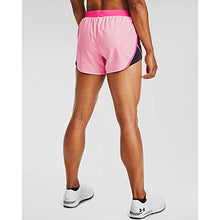 Load image into Gallery viewer, Under Armour Women's Fly By 2.0 Running Shorts , Cerise Full Heather (653)/Reflective , Medium
