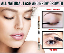 Load image into Gallery viewer, Castor Oil (2oz) + Filled Mascara Tube USDA Certified Organic, 100% Pure, Cold Pressed, Hexane Free by Live Fraiche. Stimulate Growth for Eyelashes, Eyebrows, Hair. Lash Growth Serum. Brow Treatment
