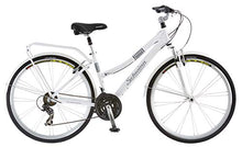 Load image into Gallery viewer, Schwinn Discover Hybrid Bike for Men and Women, 21-Speed, 28-inch Wheels, 16-inch/Small Frame, White
