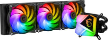 Load image into Gallery viewer, MSI MAG CoreLiquid C360 - AIO ARGB CPU Liquid Cooler - 360mm Radiator - LGA 1700 Ready - Triple 120mm ARGB PWM Fans
