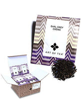 Load image into Gallery viewer, Art of Tea | Organic Earl Grey Crème Tea| 50 Eco Friendly Pyramid Tea Bag Sachets
