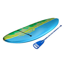Load image into Gallery viewer, Wavestorm 8ft Junior Stand Up Paddleboard | Superior Foam Construction with Stringers | Accessories Included Adjustable Paddle Leash and Removable fin| Carry Handle | Sized for Youth
