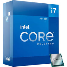 Load image into Gallery viewer, Intel Core i7-12700K Desktop Processor 12 (8P+4E) Cores up to 5.0 GHz Unlocked  LGA1700 600 Series Chipset 125W
