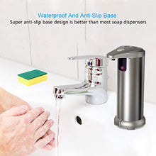 Load image into Gallery viewer, Automatic Soap Dispenser, Apanage Soap Dispenser Equipped Stainless Steel w/Infrared Motion Sensor Upgraded Waterproof Base for Bathroom &amp; Kitchen
