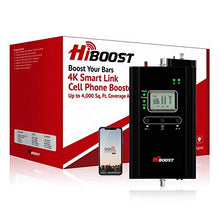 Load image into Gallery viewer, HiBoost Cell Phone Signal Booster for Home, Up to 4,000 sq ft, Support All US Carriers-Verizon, AT&amp;T, T-Mobile, Sprint, Amplifier Kit with APP and LCD
