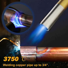 Load image into Gallery viewer, High Intensity Propane Torch Head, GJ-8000 Trigger Start Mapp Gas Torch Map Gas Torch Kit with Self Ignition, Pencil Flame Welding Torch Fuel by MAPP, MAP/PRO, Propane torch Kit（CSA Certified)
