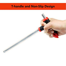 Load image into Gallery viewer, B Bochamtec 16 PCS Hey Key Set and Allen Wrench Set T Handle Allen Wrench Set Hex Ball End with Case
