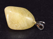 Load image into Gallery viewer, Agni Gold Danburite Silver Pendant From Tanzania - 1.1"
